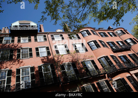 Maisons en rangée, Louisburg Square, Beacon Hill, Boston Massachusetts