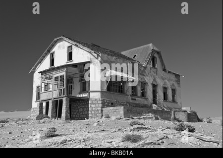 Le Buchhalters, Livre Keeper ou agréés House, Kolmanskop Ghost Town près de Lüderitz, Namibie Banque D'Images