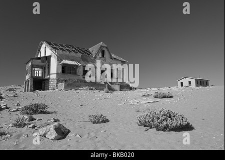 Le Buchhalters, Livre Keeper ou agréés House, Kolmanskop Ghost Town près de Lüderitz, Namibie Banque D'Images