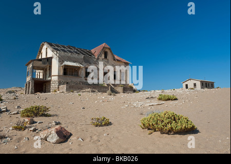 Le Buchhalters, Livre Keeper ou agréés House, Kolmanskop Ghost Town près de Lüderitz, Namibie Banque D'Images