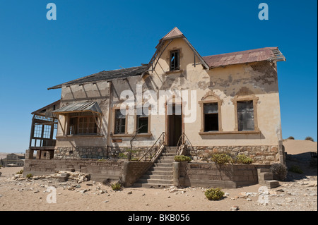 Le Buchhalters, Livre Keeper ou agréés House, Kolmanskop Ghost Town près de Lüderitz, Namibie Banque D'Images