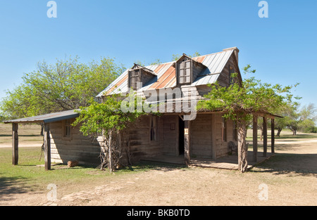 Texas Hill Country,, Brackettville, Alamo Village, l'emplacement de film depuis 1951, Parson's House Banque D'Images