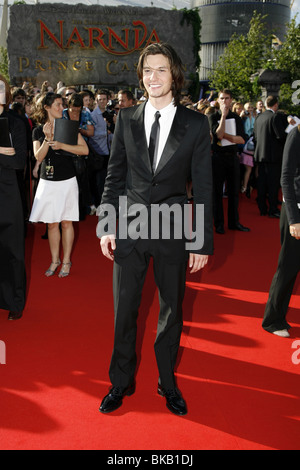 L'ACTEUR WILLIAM MOSELEY BODDY The Chronicles of Narnia Prince Caspian FILM PREMIERE, O2 Arena, Londres 19 JUIN 2008 Banque D'Images