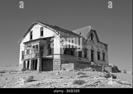 Le Buchhalters, Livre Keeper ou agréés House, Kolmanskop Ghost Town près de Lüderitz, Namibie Banque D'Images