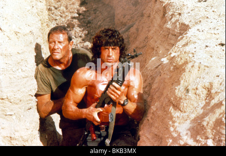 RAMBO III (1988) RICHARD CRENNA, Sylvester Stallone RM3 007 Banque D'Images