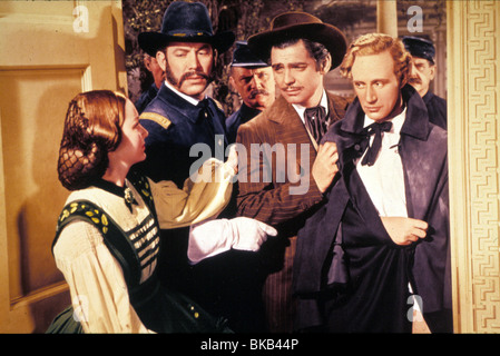 Autant en emporte le vent OLIVIA DE HAVILLAND, WARD BOND, Clark Gable, LESLIE HOWARD GWW 021 Banque D'Images