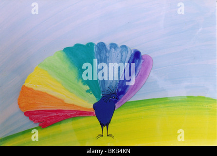 L'Ecureuil qui voyait tout en vert Pluie d'Allégresse Année : 2003 Réalisateur : Nahid Shamsdoust Animation Banque D'Images