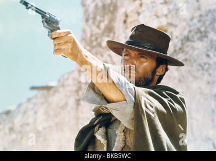 Il buono, il brutto, il cattivo le bon, la brute et le truand Année : 1966 Réalisateur : Sergio Leone, Clint Eastwood Clint Eastwood Banque D'Images