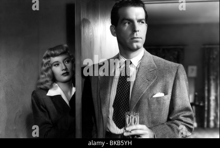 Double indemnité Année : 1944 Réalisateur : Billy Wilder Barbara Stanwyck, Fred MacMurray Banque D'Images