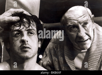 ROCKY (1976), Sylvester Stallone, BURGESS MEREDITH RKY 002P Banque D'Images