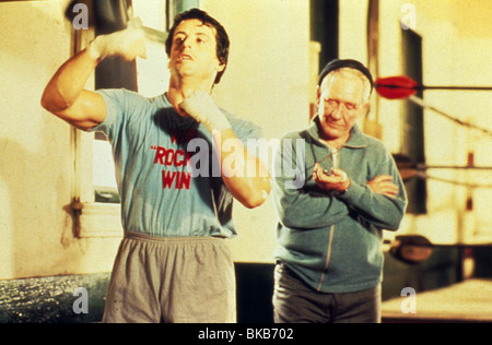 ROCKY (1976), Sylvester Stallone, BURGESS MEREDITH RKY 016 Banque D'Images
