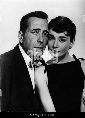 SABRINA FAIR (1954) Sabrina(ALT) Humphrey Bogart, Audrey Hepburn SBF 011P Banque D'Images