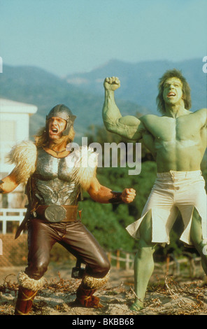 L'Incroyable Hulk revient (TVM) (1988) ERIC ALLAN KRAMER, Lou Ferrigno IHR 024 Banque D'Images