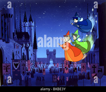 SLEEPING BEAUTY (ANI - 1959) CRÉDIT D'ANIMATION DISNEY SLPB 004 OS Banque D'Images