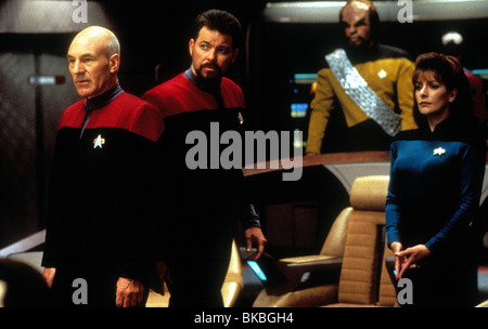 STAR TREK : générations (1994) PATRICK STEWART, Jonathan Frakes, Marina Sirtis, MICHAEL DORN STGN 074 Banque D'Images