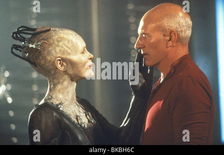 STAR TREK : FIRST CONTACT (1996) Alice Krige, PATRICK STEWART STFC 021 Banque D'Images