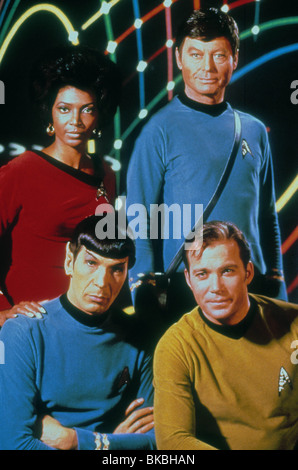 STAR TREK (1966) Télévision - Nichelle Nichols, Leonard Nimoy, DeFOREST KELLEY, William SHATNER STK 039 Banque D'Images