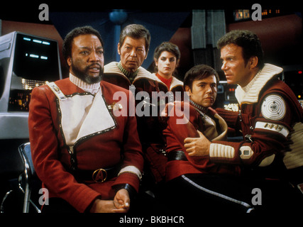 STAR TREK II : LA COLÈRE DE KHAN PAUL WINFIELD, DeFOREST KELLEY, Kirstie Alley, Walter Koenig, William SHATNER ST2 001 Banque D'Images