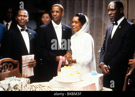 MALCOLM X (1992) Denzel Washington, Angela Bassett MLX 045 Banque D'Images