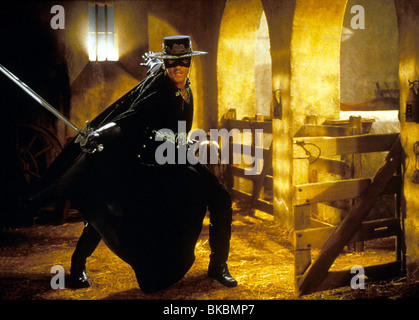 Le masque de Zorro ANTONIO BANDERAS MZRR 144 Banque D'Images