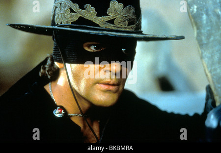 Le masque de Zorro ANTONIO BANDERAS MZRR 213 Banque D'Images