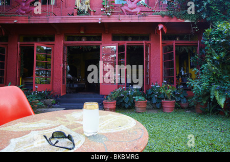 Dans le jardin de l'hôtel, la folie d'Helga, Kandy, Sri Lanka Banque D'Images