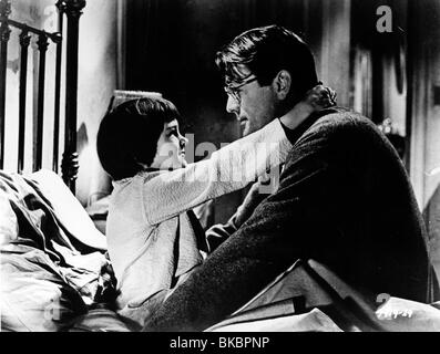 TO KILL A MOCKINGBIRD (1962) MARY BADHAM, GREGORY PECK TKM 018P Banque D'Images