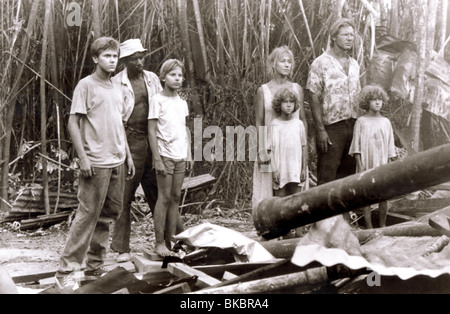 Le Mosquito Coast (1986) RIVER PHOENIX, CONRAD ROBERTS, JADRIEN STEELE, Helen Mirren, REBECCA GORDON, HARRISON FORD, HILARY Banque D'Images