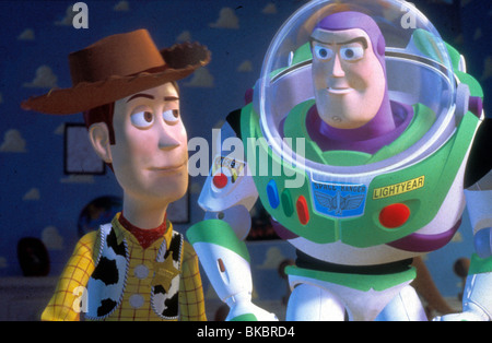 TOY STORY (1995) DESSIN ANIMÉ Woody, Buzz Lightyear TYSY 108 DISNEY CRÉDIT MOVIESTORE COLLEDTION LTD Banque D'Images