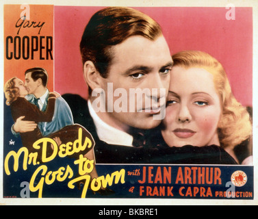 MR Smith Goes to Town (1936) JEAN ARTHUR, GARY COOPER POSTER MDGT 001CP Banque D'Images