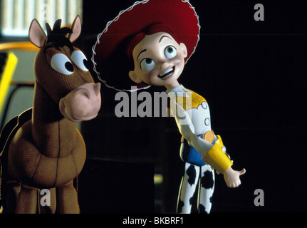 TOY STORY 2 (1999) - CRÉDIT D'ANIMATION DISNEY BULLSEYE (caractère), Jessie (caractère) deux 065 Banque D'Images