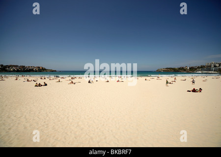 Célèbre Bondi Beach, Bondi de Sydney, New South Wales, Australia Banque D'Images