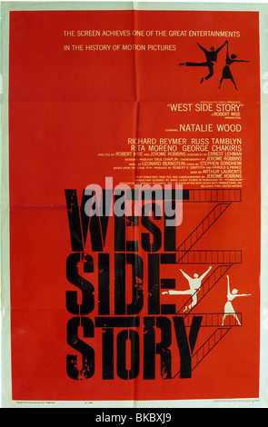 WEST SIDE STORY -1961 POSTER Banque D'Images