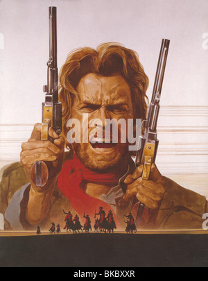 THE Outlaw Josey Wales (1976) POSTER OJW 001CP Banque D'Images