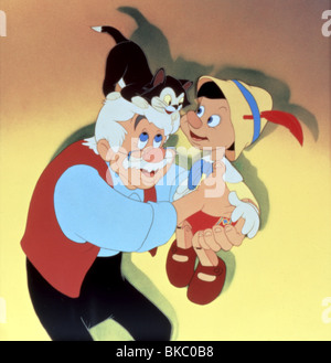 PINOCCHIO (ANI - 1940) CRÉDIT D'ANIMATION DISNEY BORNE 001 OS Banque D'Images