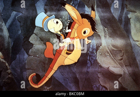 PINOCCHIO (ANI - 1940) CRÉDIT D'ANIMATION DISNEY BORNE 003L Banque D'Images