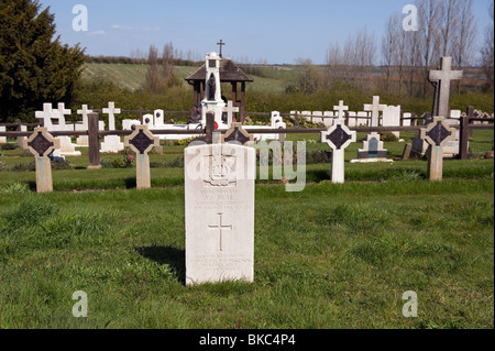 Cimetière Cimetière St Mary Shotley. Banque D'Images