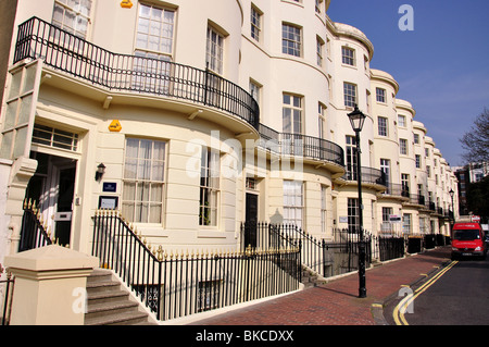 Terrasse Liverpool, Worthing, West Sussex, Angleterre, Royaume-Uni Banque D'Images