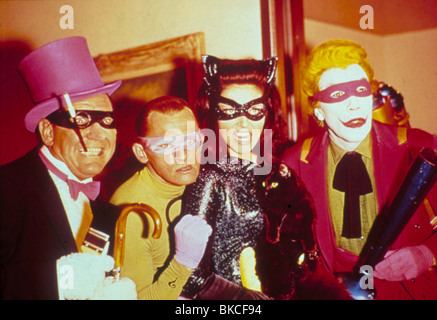 BATMAN (1966), Burgess Meredith, FRANK GORSHIN, LEE MERIWETHER, CESAR ROMERO BATM 001 Banque D'Images