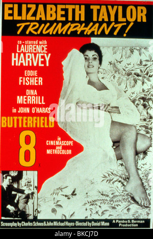 BUTTERFIELD 8 (1960) ELIZABETH TAYLOR POSTER BFET 039 Banque D'Images