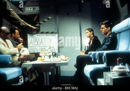 PRODUCTION TOURNAGE (ALT) EMPLACEMENT (ALT) derrière la scène (ALT) SUR LE PLATEAU (ALT) O/S 'MISSION IMPOSSIBLE' (1996) AVEC VING RHAMES, Banque D'Images