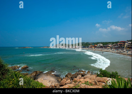 Kerala Inde Kovalam Beach Lighthouse Banque D'Images