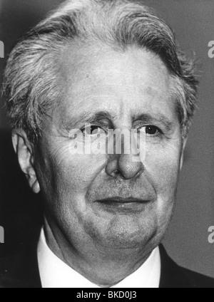 Vogel, Hans-Jochen, * 3.2.1926, politicien allemand (SPD), portrait, réunion du parti du SPD Rhénanie-Westphalie du Nord, Dortmund, Allemagne, 13.4.1985, , Banque D'Images