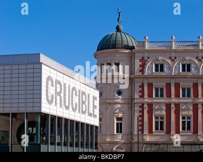 Théâtre Crucible et Lyceum Theatre Sheffield Banque D'Images