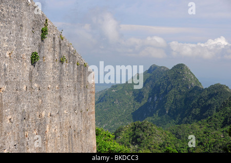 Vue depuis la Citadelle, Milot, Cap-Haïtien, Haïti, Hispaniola, Grandes Antilles, Caraïbes, Amériques Banque D'Images