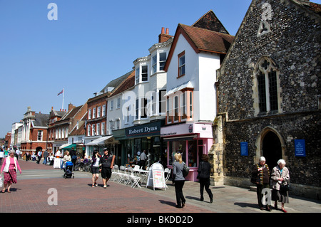 North Street, Chichester, West Sussex, Angleterre, Royaume-Uni Banque D'Images