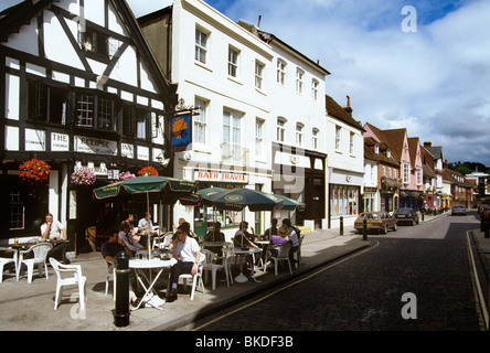 UK Angleterre, Winchester, Hampshire, High Street, l'Eclipse Inn Banque D'Images