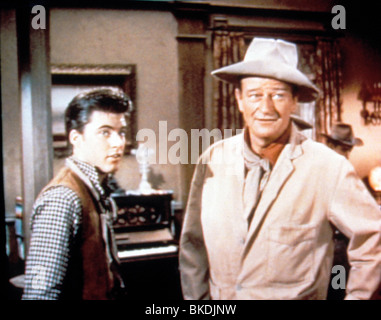 RIO BRAVO (1959) RICKY NELSON, JOHN WAYNE rubriques 005 Banque D'Images