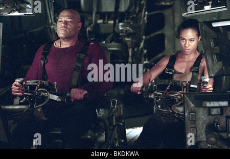 THE MATRIX REVOLUTIONS (2003) LA MATRICE 3 (ALT) Laurence Fishburne, Jada Pinkett Smith MTX3 002-28 Banque D'Images