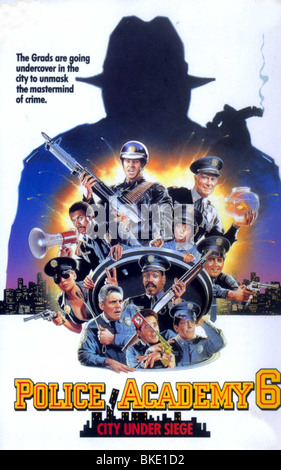 POLICE ACADEMY 6 : CITY under siege (1989) POSTER PA6 8139 VS Banque D'Images